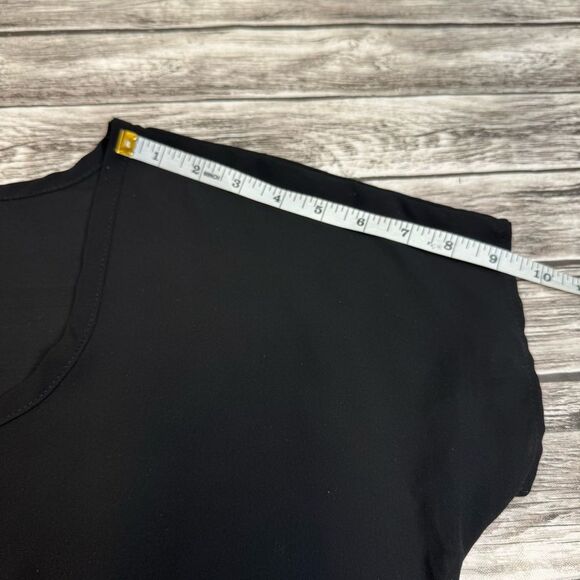 Soprano Womens Blouse Top Shirt Black S SM Small Crew Scoop Neckline Lightweight - Picture 10 of 12